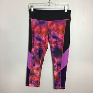 Champion Colorful Leggings Workout Pants Capris Size M